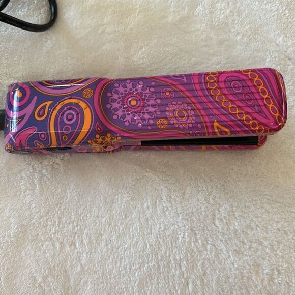 GVP Travel Flat Iron Hair Straightener Pink Purple Ombre 1 1/2 Wide - Picture 4 of 12
